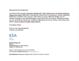 KSA Spital Zofingen mit URL Zofingen